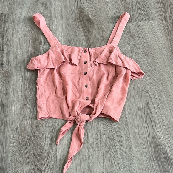 Forever 21 Tops - Linen cropped tank